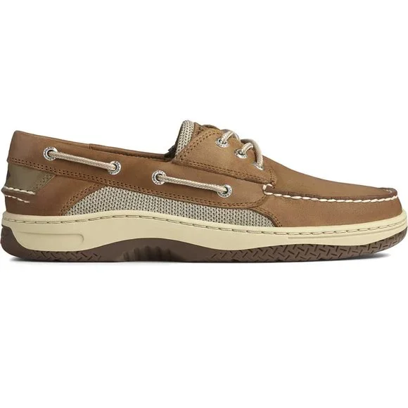 Men's Sperry Billfish 3-Eye Boat Shoe, Dark Tan, Size 12W, New in Box - Picture 11 of 11